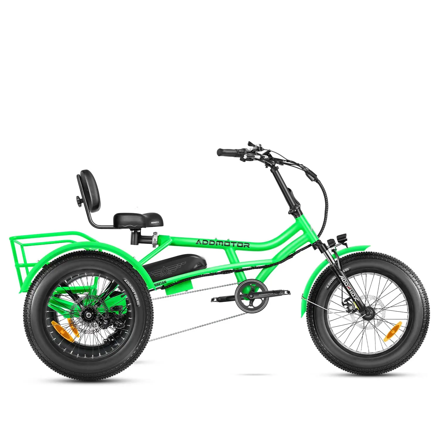 M-360 Electric Tricycle for Adults, UL2849 3 Wheel Electric Bicycle, 750W 85Mi 48V 20Ah 380LBS 20'' Semi-Recum image 2