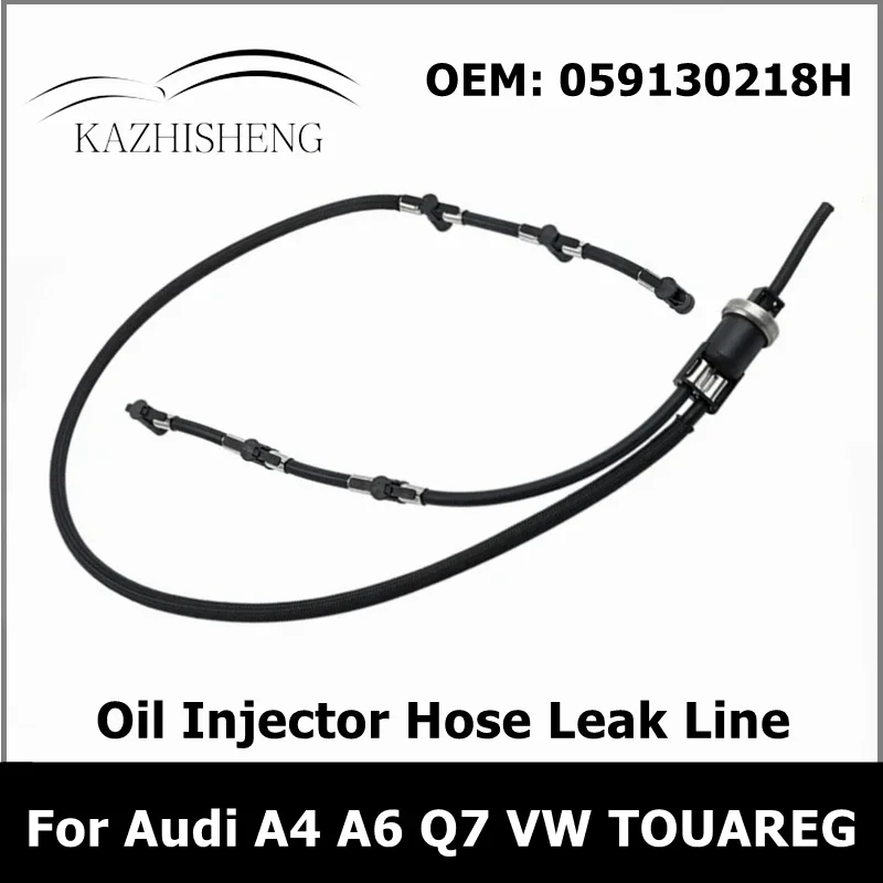 

059130218H Oil Injector Hose Leak Line for Audi A4 A6 Q7 VW TOUAREG 2.7 TDI 3.0 TDI