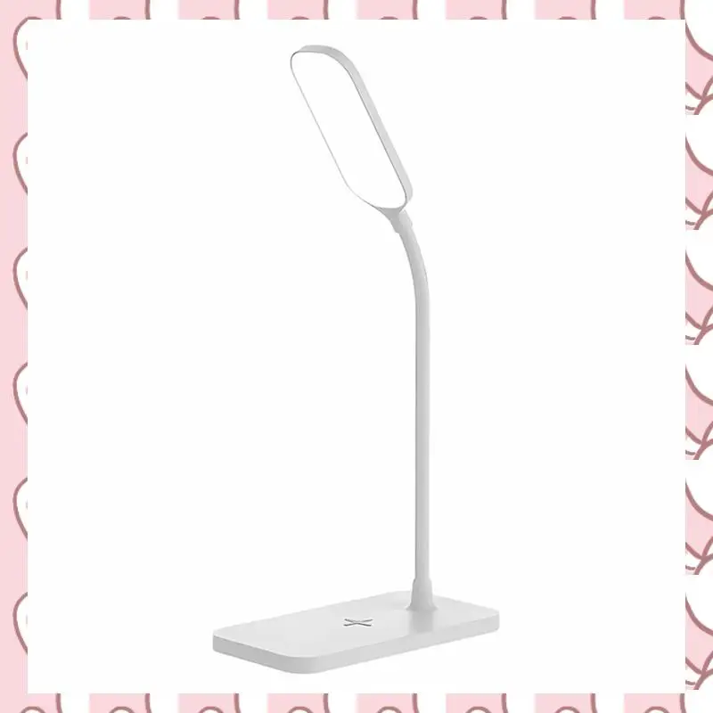 

HHTL 15W LED Desk Lamp Wireless Charging Desk Lamp Adjustable Light Eye Protection Desk Lamp Flexible Touch Activated White