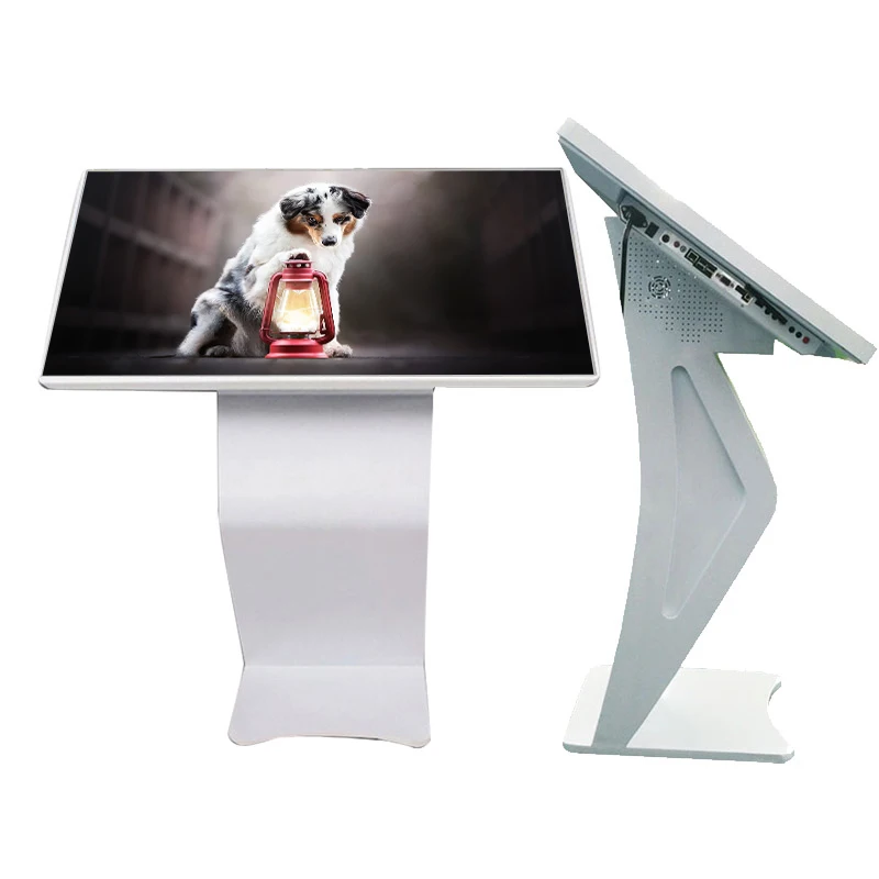43 49 55 Inch Floor Standing Touch Screen Kiosk Interactive Information Kiosk For Shopping Center Wayfinding Hotel