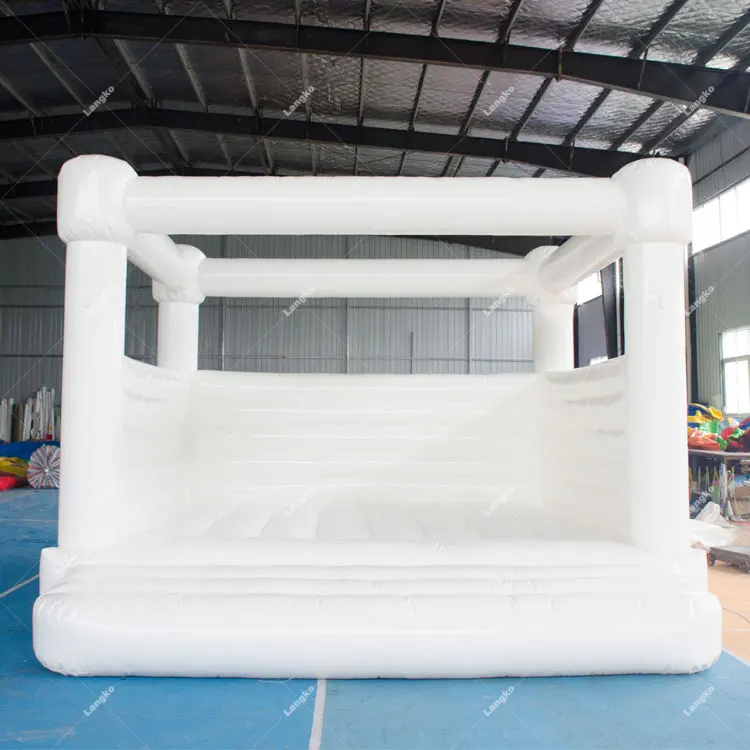 13x13 Party Wedding Bouncy Castle Inflatable Bouncer White Bounce House For Kids Adults Jumping