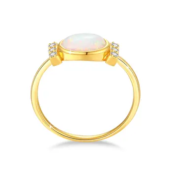 8 best sales Bague en opale de feu - №4