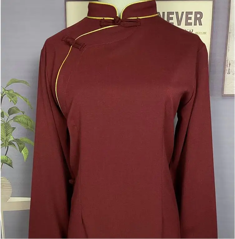 Jesienna koszula w stylu etnicznym, tybetańska koszula damska, chińska