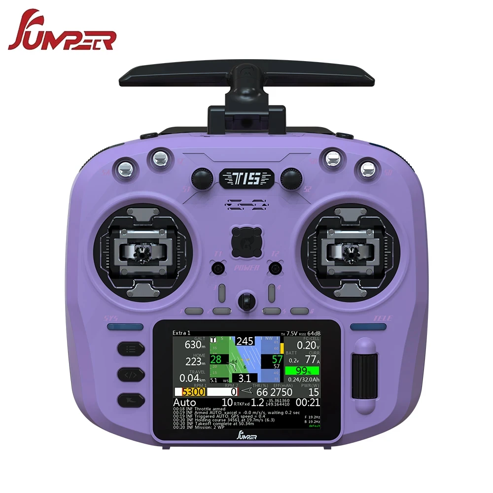 Jumper T15 Hall Sensor Color screen FPV Radio Controller EDGETX/ELRS For Long Rang RC Drone