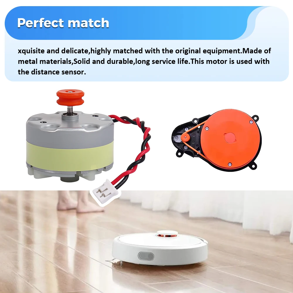 LDS Motor for Xiaomi Roborock S50 S51 S55 S5 S5 Max S6 Pure S6 MaxV Vacuum Cleaner Distance Sensor With Orange Pulley Motor