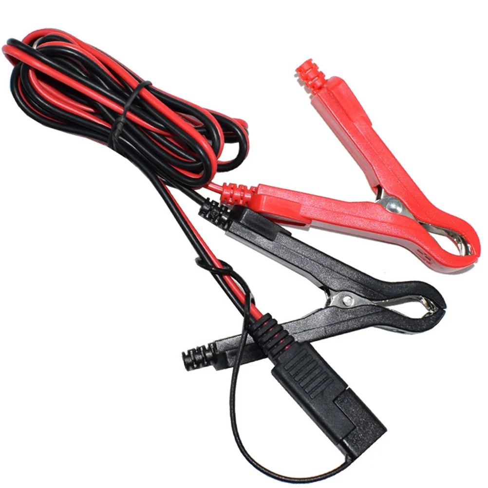 Adattatore professionale da 100 cm Sae a coccodrillo 12V 10a 18awg Cavo di alimentazione solare LED Sae a coccodrillo Adattatore