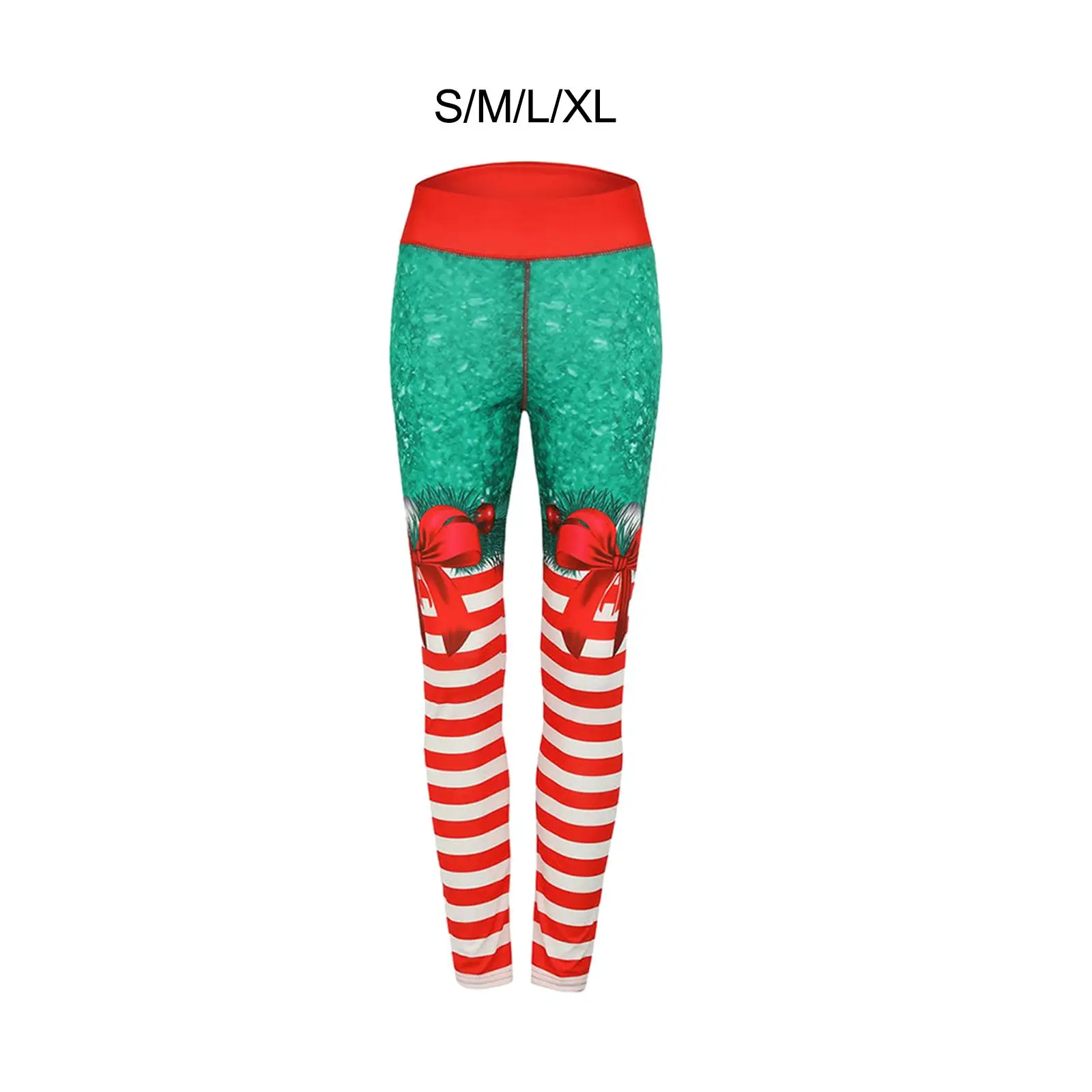 Running Yoga Leggings Xmas Christmas Decorations Womens High Waist Leggings