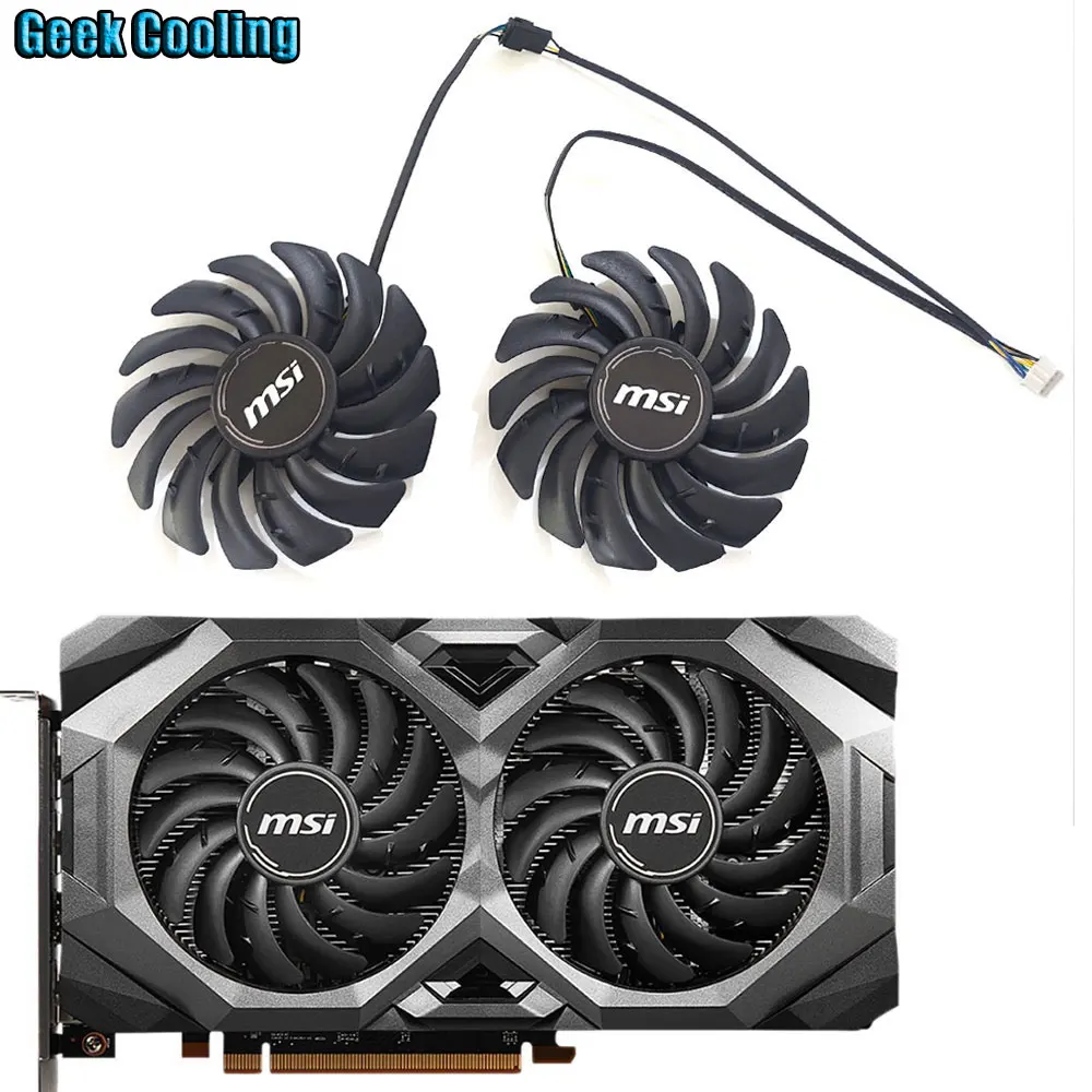 

NEW PLD09210S12HH 4PIN 87MM RX 5700XT MECH Graphics card cooling fan，For MSI Radeon RX 5700 XT MECH、RX 5700 MECH、RX 5600 XT MECH