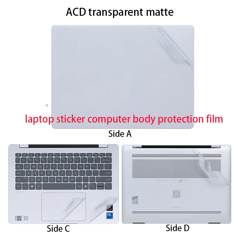 For HP OmniBook 7 Laptop 16-az 13z-bg 13.3-16inch Notebook skin body sticker computer shell protective film scratch-proof.