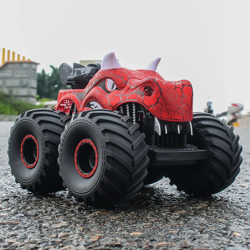 New 2.4G Climbing Car Stunt Car 1:20 Toy Car Remote Control High-Speed Spray  Dinosaur Off-Road Climbing Boy Gift