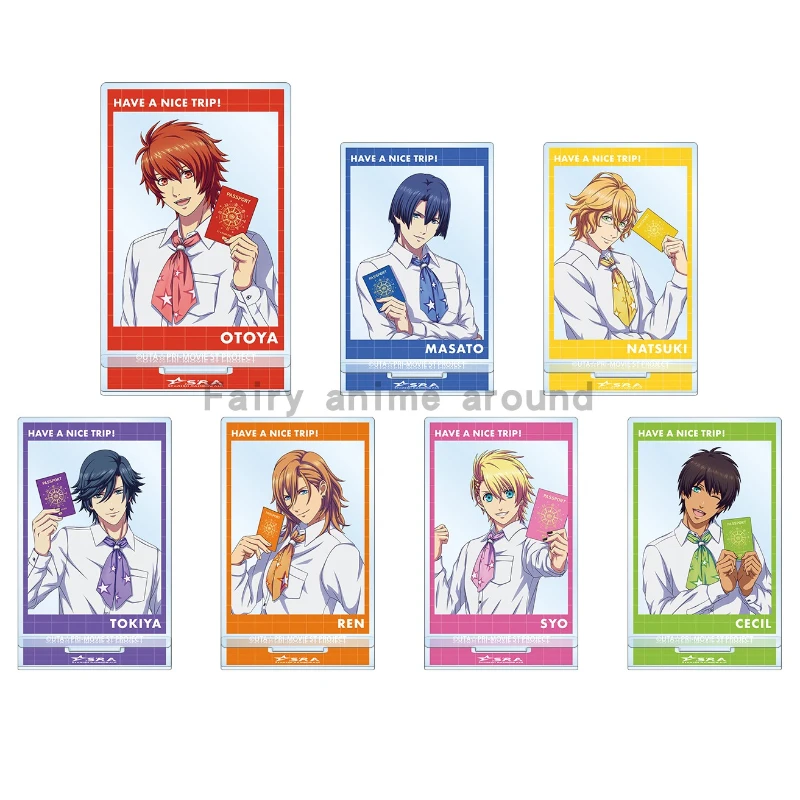 Anime Ittoki Otoya Shinomiya Natsuki Ichinose Tokiya Mini Figure Doll Hijirikawa Masato Acrylic Stand Model Cosplay Toy Gift