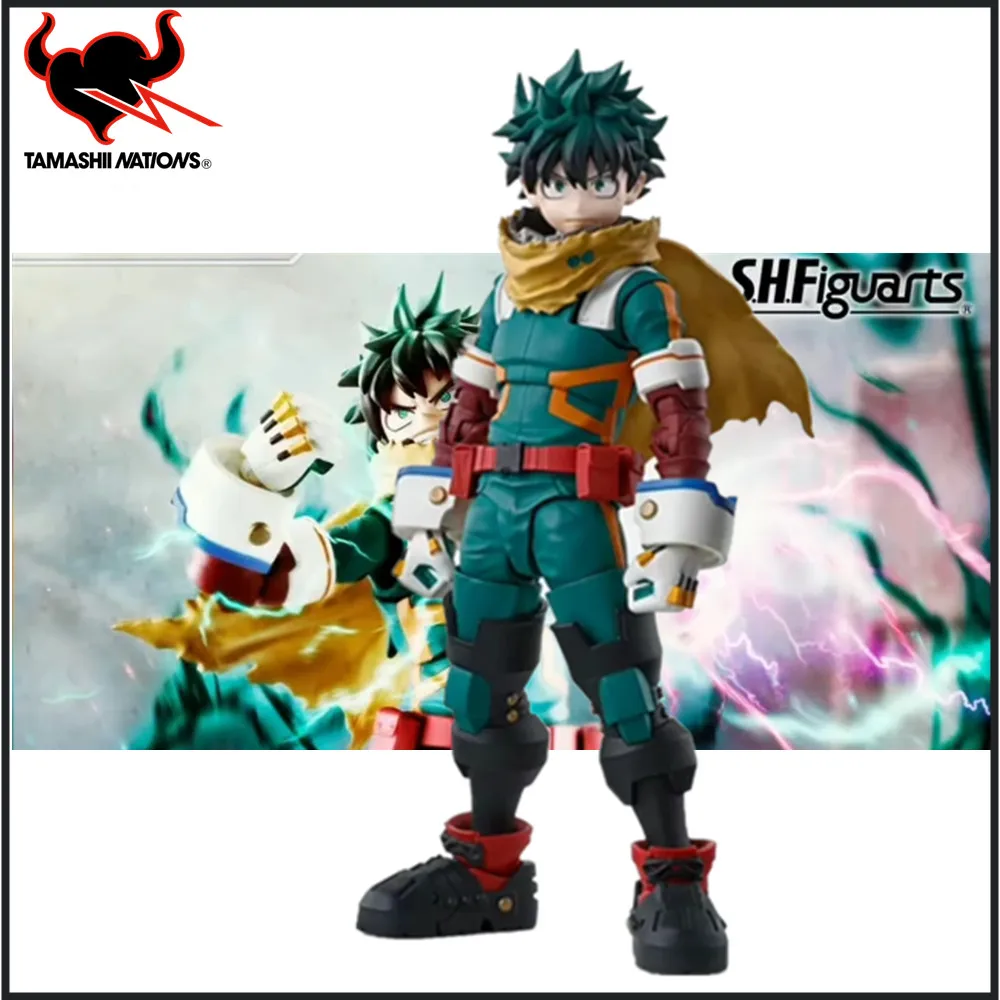 In Stock Original Anime Figure Bandai My Hero Acedemia S.H.Figuarts IZUKU MIDORIYA Deku PVC Action Figurine Toys Model Doll