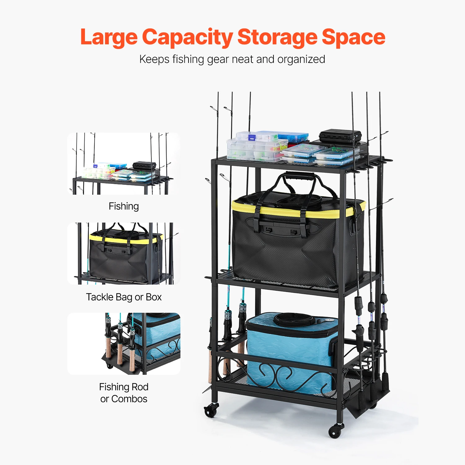 Fishing Rod Holder for 10-Rods - Fishing Rod Case review and price