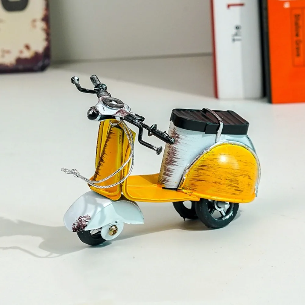 

Mini Iron Motorcycle Model Simulation Retro Style Small Motorcycle Statue Ornament Traffic Toys Vehicle Motorcycle Model