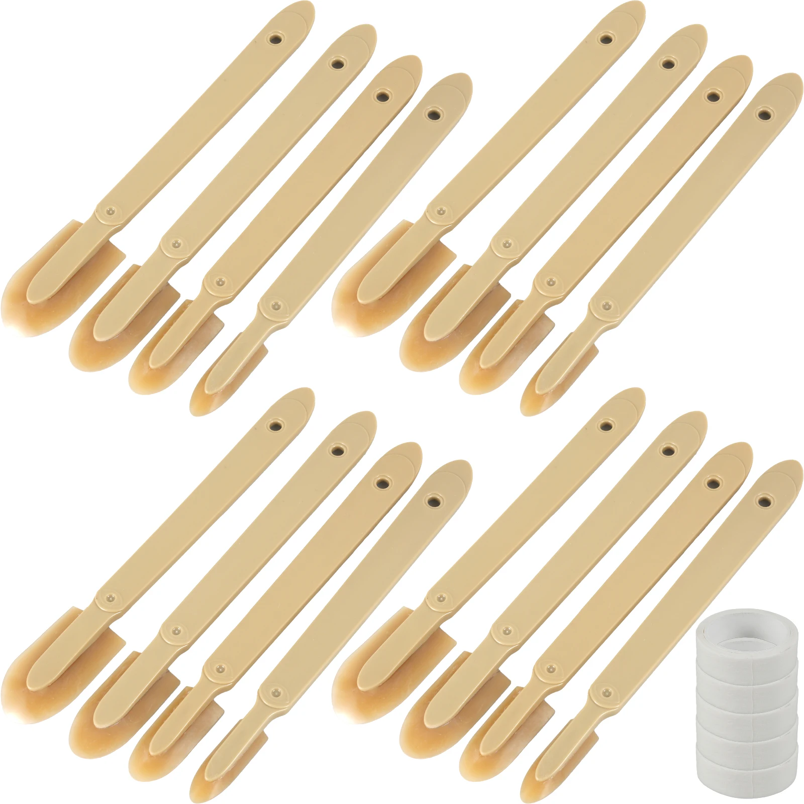 

3 Sets Rubber Caulk Finishing Tool Ergonomic Caulking Applicator Spatula Smooth Rubber Caulk Remover Tool with Hanging Hole