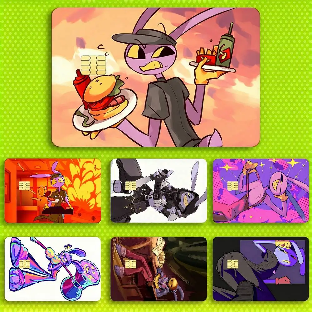 

J-Jax 4pcs 1Set HD Waterproof Card Skins Protective Stickers for Credit Bank Game Cards
