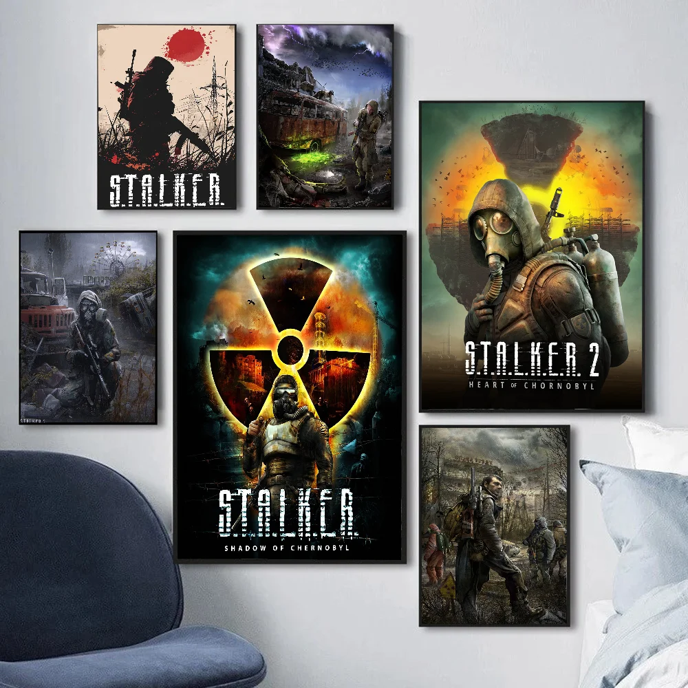 Stalker Game Self-adhesive Art Poster Whitepaper Prints Posters Artwork Home Decor