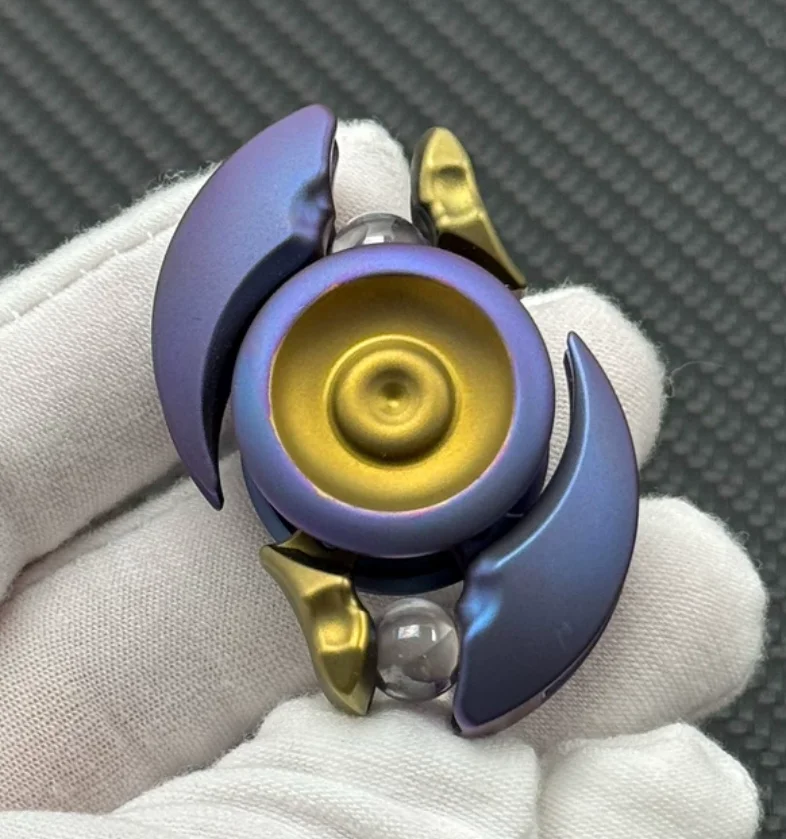 Used EDC G-ING Zirconium Pearl Sandblasting Stress Relief Toy Haptic Spinner Fingertip Gyroscope Decompression Toys For Adult