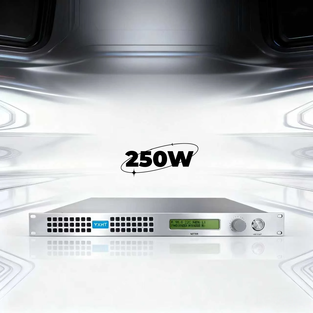 

Universal 100-240V (110V/220V Compatible) YXHT-250W FM Transmitter - FCC/CE, Energy-Saving for Church/Training Center
