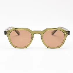 Polarized Sun Glasses for Women Mens TR90 Square Polygon Vintage Sunglasses with Thick Frame Luxury Brand Design Retro Eyewear
