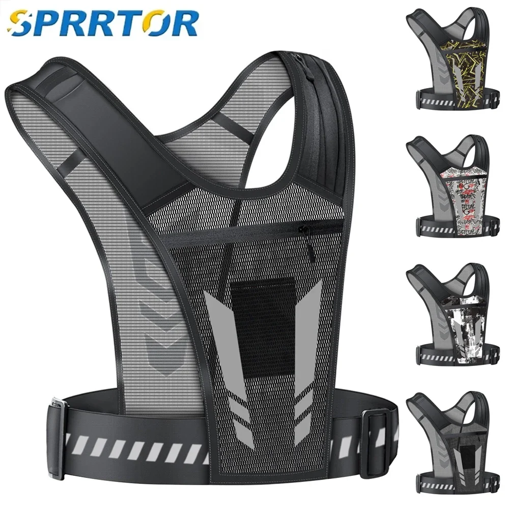 

1Pcs Phone Holder Running Vest Pack,Lightweight Breathable & Adjustable Workout Vest for Men & Women – Waistband for Running Gym