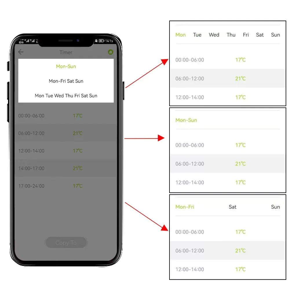 Válvula de radiador termostato programable inteligente, controlador de temperatura con Alexa y Google Home, Tuya ZigBee 3,0