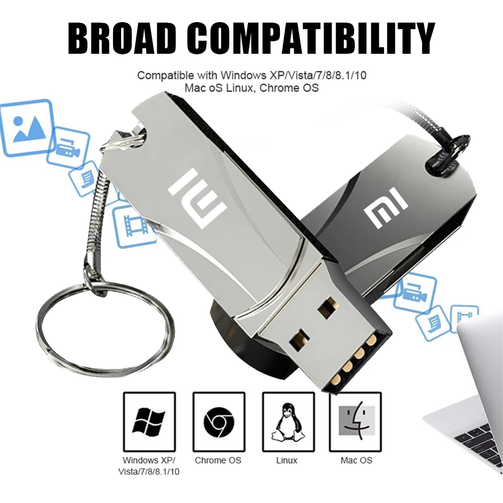 Xiaomi USB 3.2 16TB Chiavetta USB Memoria Pen Drive 8TB 4TB OTG Pendrive 2TB Disco Flash Ad Alta Velocità 1TB Per Computer Portatile PS5