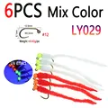 6pcs Mix Col LY029