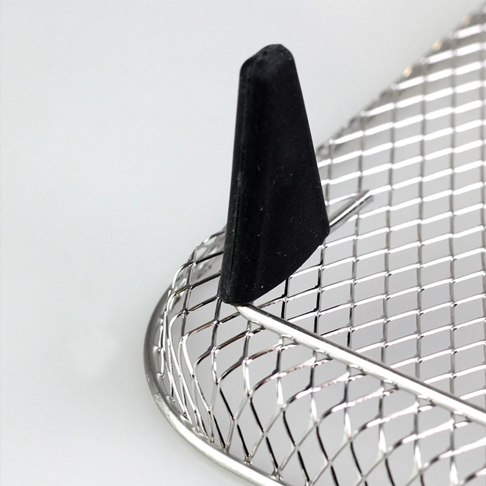 

8pcs Silicone Air Fryer Racks Bumpers Protective Feet Reusable Heat Resistant Replacement Parts For Dehydrator Oven Basket Tray