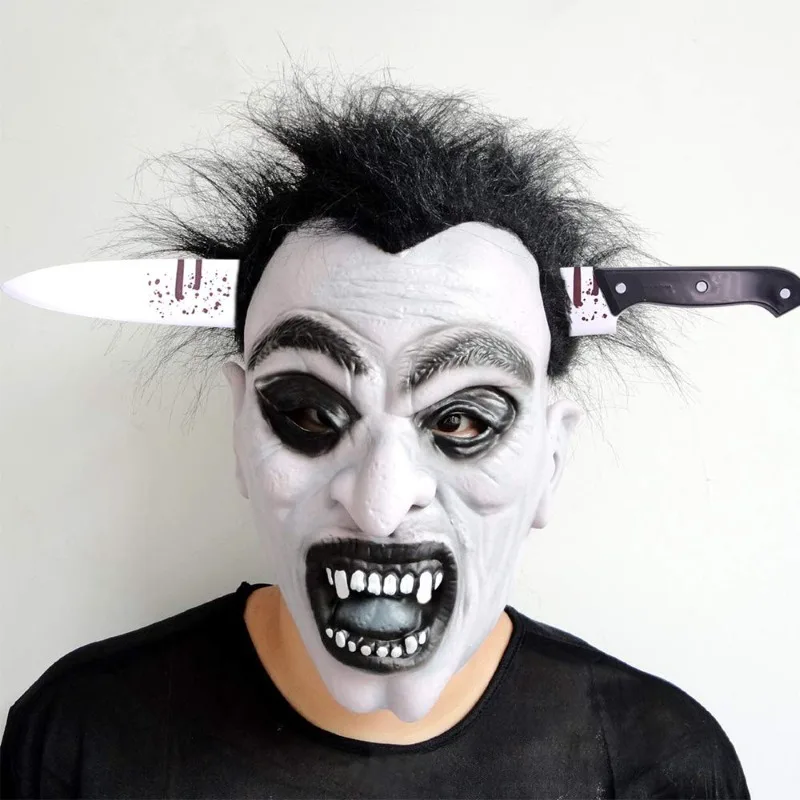 

Halloween Zombie Horror Bloody Hairband Costume Scissor Hammer Watermelon Knife Cleavers headband for Pet Dog Cat and Human
