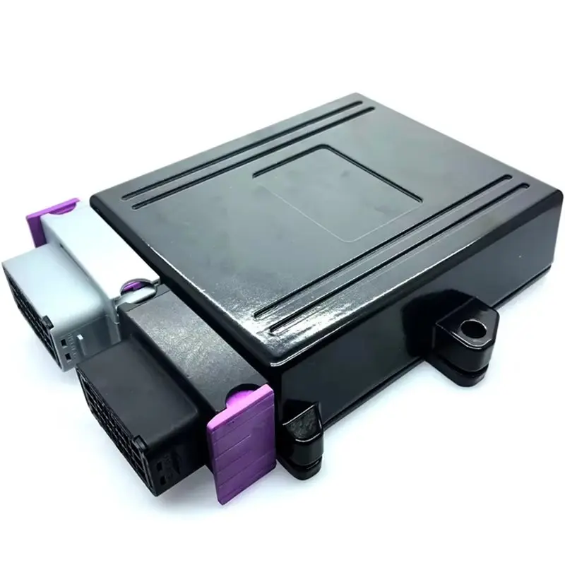 

ABVJ-Aluminum Box 48 Pin Black ECU Shell 1 Set With Car On-Board Controller Panel Circuit Board Connector
