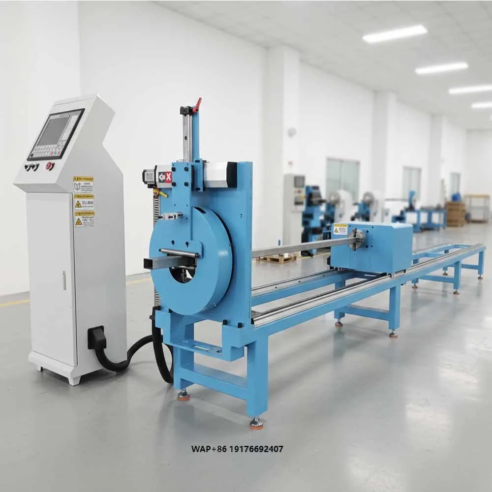 EXTRACNC 6m CNC Plasma Tube Cutting Machine for Round Square Pipes Automatic Metal Pipe Cutter