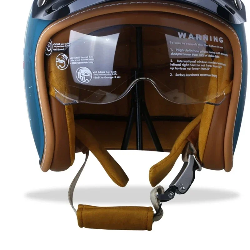 Capacete Bluetooth de motocicleta Harley-Davidson retro para homens e mulheres, protetor solar, personalidade, legal, verão, 4 estações