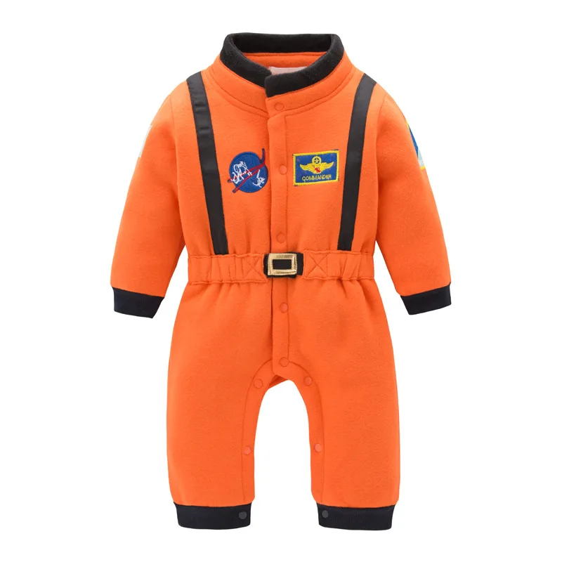 Astronaut Costume Space Suit Rompers for Baby Boys Toddler Infant Halloween Christmas Birthday Party Cosplay Fancy Dress