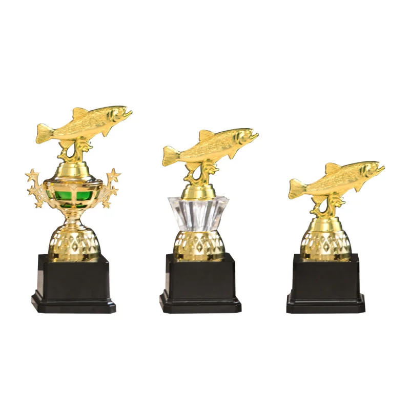 

Fishing competition small trophies, custom-made outdoor fishing MEDALS and souvenirs by skilled black pit sea fishing
