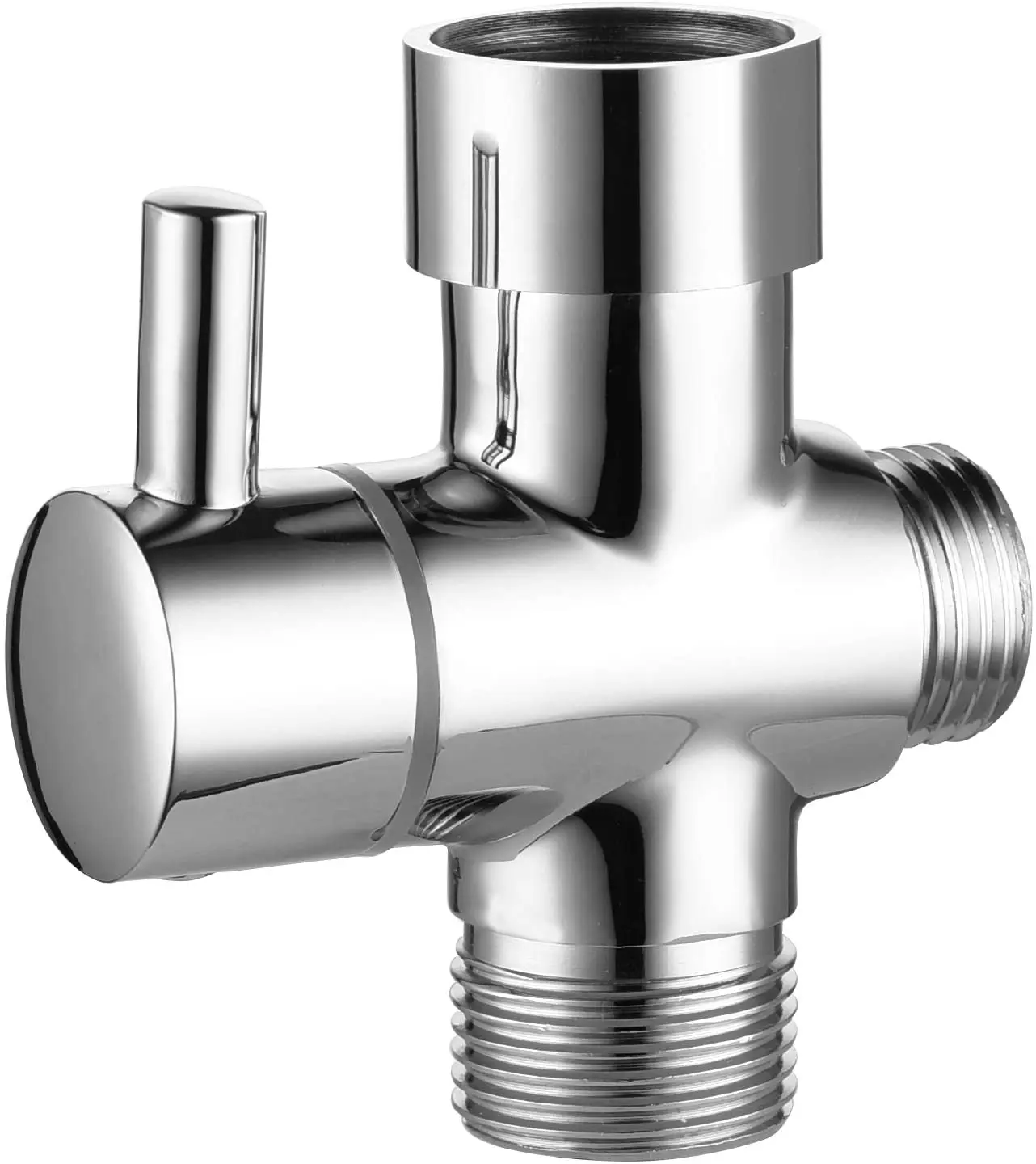 

Shut off Valve Metal Toilet T Adapter Brass Bidet T Valve