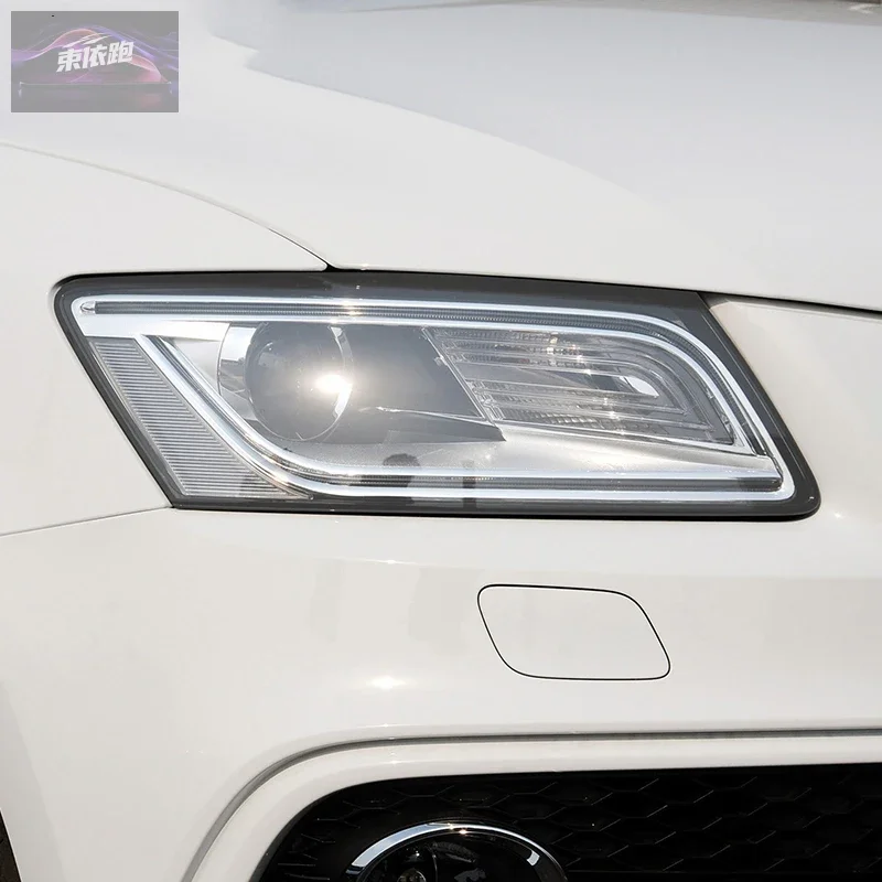 Picture 4: For Audi Q5 8R SQ5 2008-2017 Car Front Rear Headlights Protective Film Anti Scratch Black Transparent TPU Sticker Accessories
