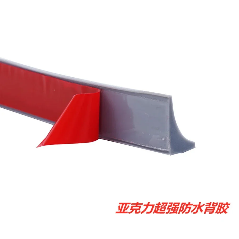 30/50/80/100/200cm Silicone Bathroom Water Barrier Shower Retention Water Barrier Strip Dry Wet Separation Bendable Seal Strip