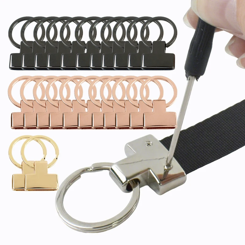 5/10/20Pcs 20/24mm Metal Key Ring Connector O Keychain Buckles for Car Keys Bag Handbag DIY Leather Craft Accessories