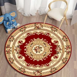 Round Persian Pattern Rug Living Room Bedroom Home Decor Mat Floor Moda