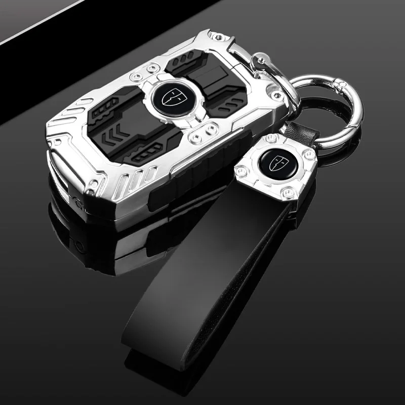 Schlüsseletui aus Zinklegierung für VW Volkswagen Polo Golf 7 Passat Tiguan MK2 Käfer Ateca Caddy T5 Flip Folding Cover Fob Autozubehör – Detail 15