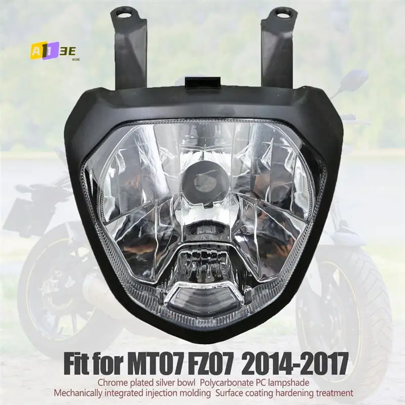 

A03E-1 Piece Front Lighting Lndicator Motorcycle Headlight For YAMAHA MT07 MT-07 2014 - 2017