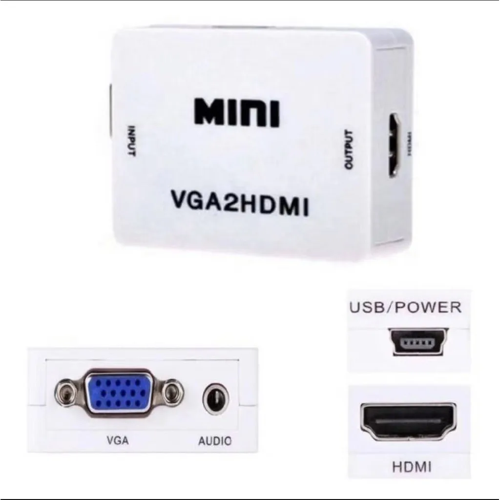 Vga2 HDMI VGA to HDMI 1080P converter adapter