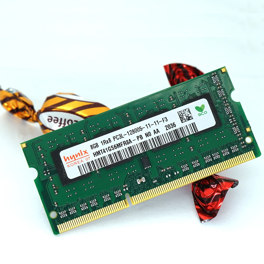 Hynix 10pcs Laptop RAM 4GB 8GB DDR3 DDR3L PC3 PC3L  8500S 10600S 12800S 1066MHz 1333MHz 1600MHz Laptop memory SO-DIMM