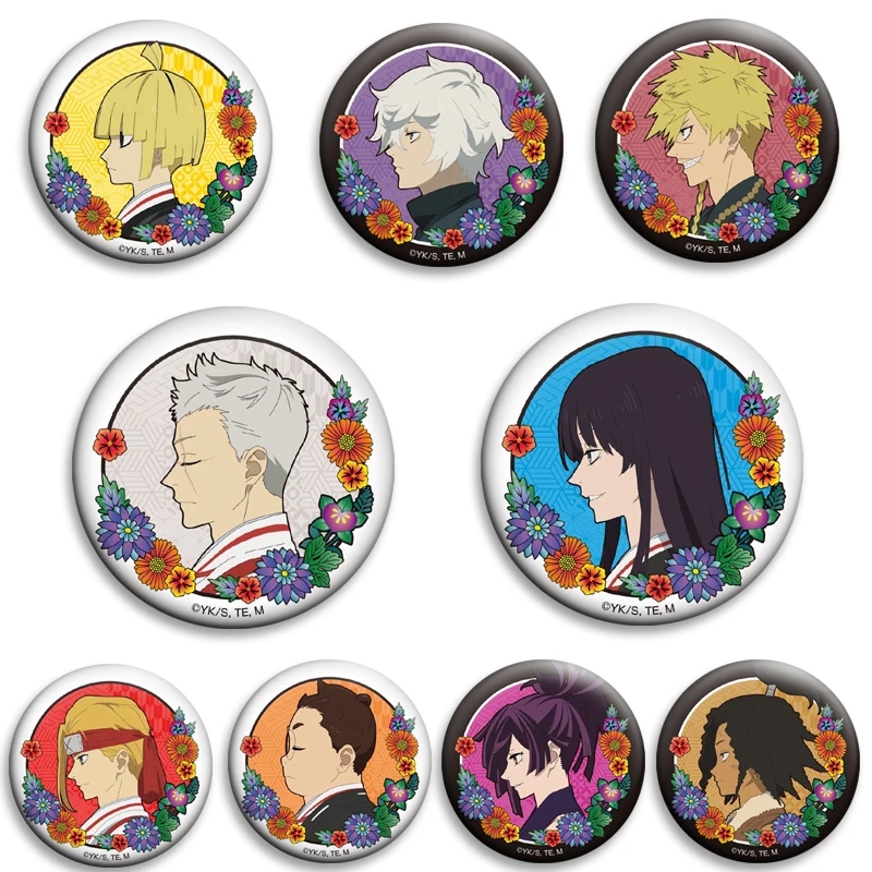

Anime Hell’s Paradise: Jigokuraku Button Pins Tinplate Brooches Character Cartoon Badge for Backpack Decor Fans Collection Gifts