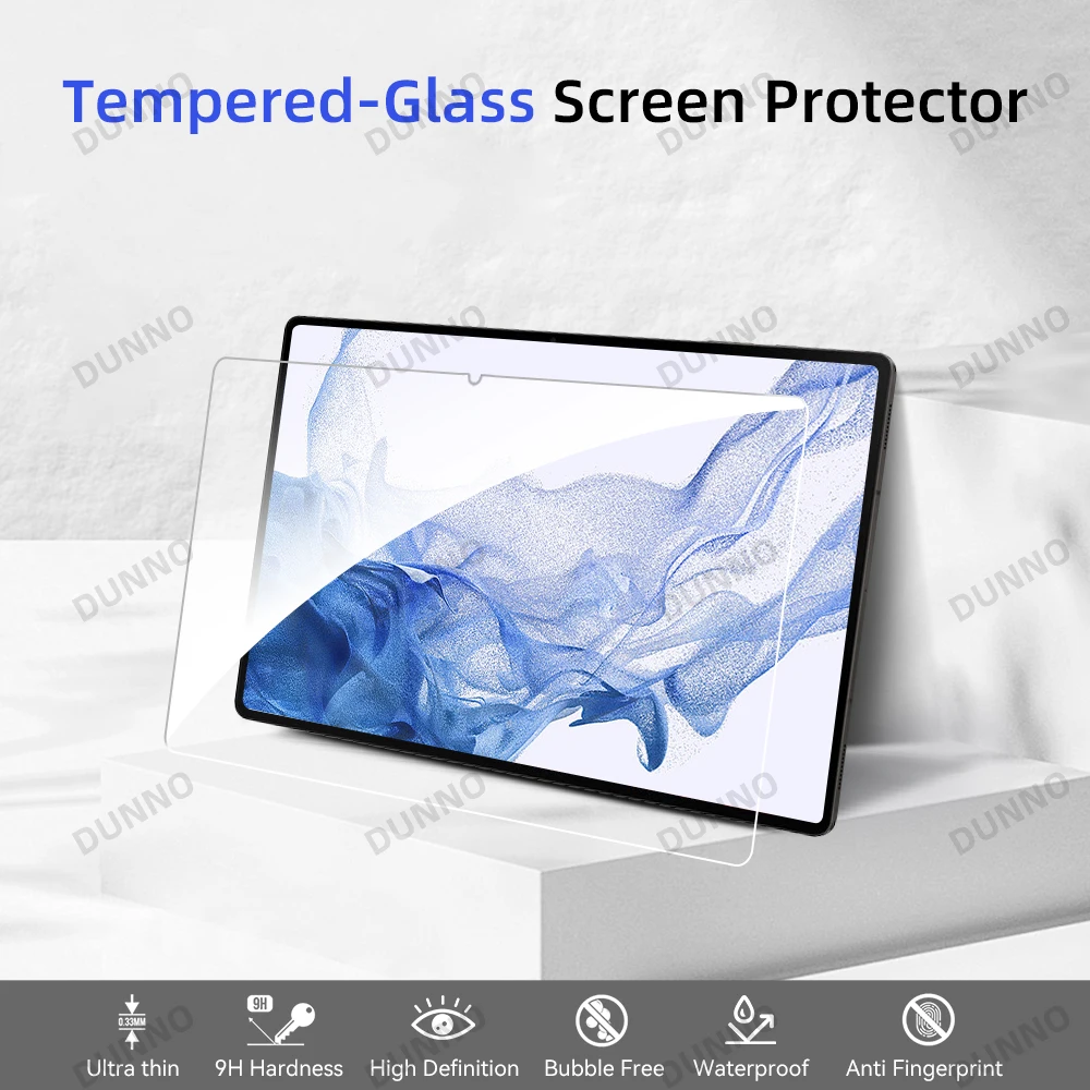 For 2Pcs Samsung Galaxy Tab S6 Lite Tempered Glass Screen Protector For S9 S8 S7 S6 S5e S4 A8 A7 Tab 10.5 10.1 A7 Lite HD Film