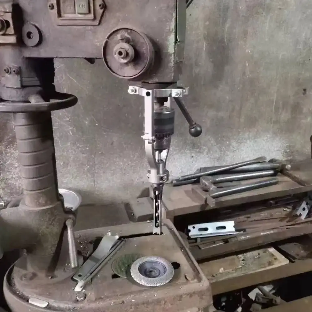 قابل للتعديل المشبك ثقب مربع الحفر كتيفة ثابتة قطع الغيار المحمولة مثقاب الخشب محول أدوات النجارة قوي #5