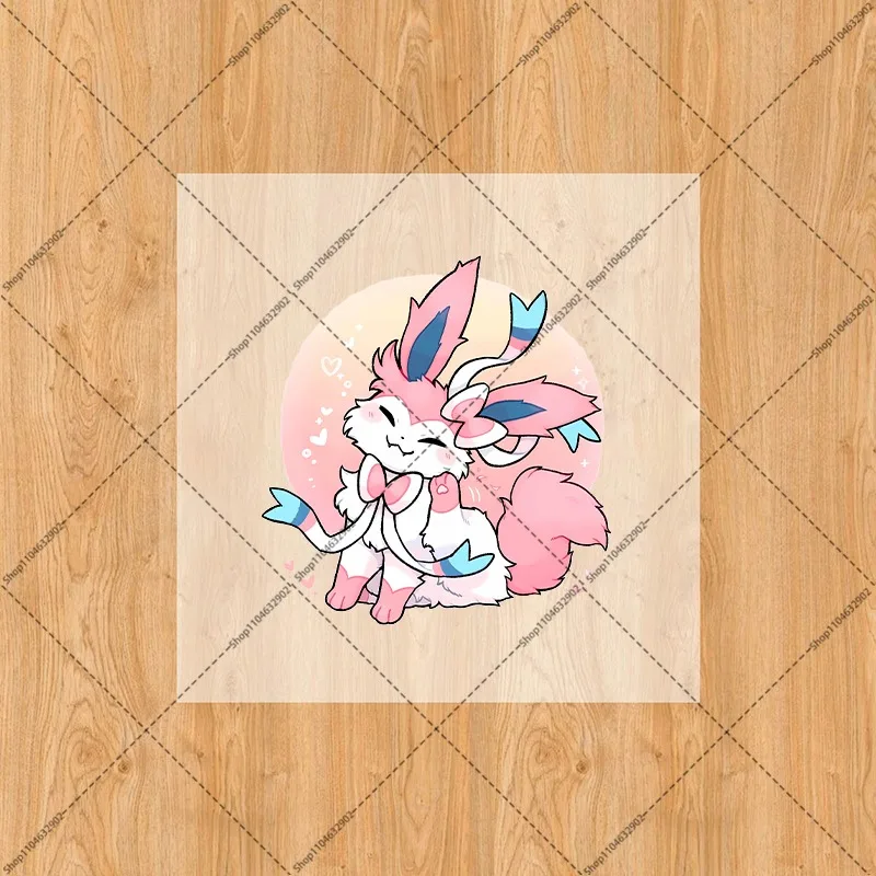 Pokemoned Iron on Patches Washable Heat Thermal Transfer Stickers Anime Cartoon Pattern Women Men DIY Clothes Hats Party Gift view 4