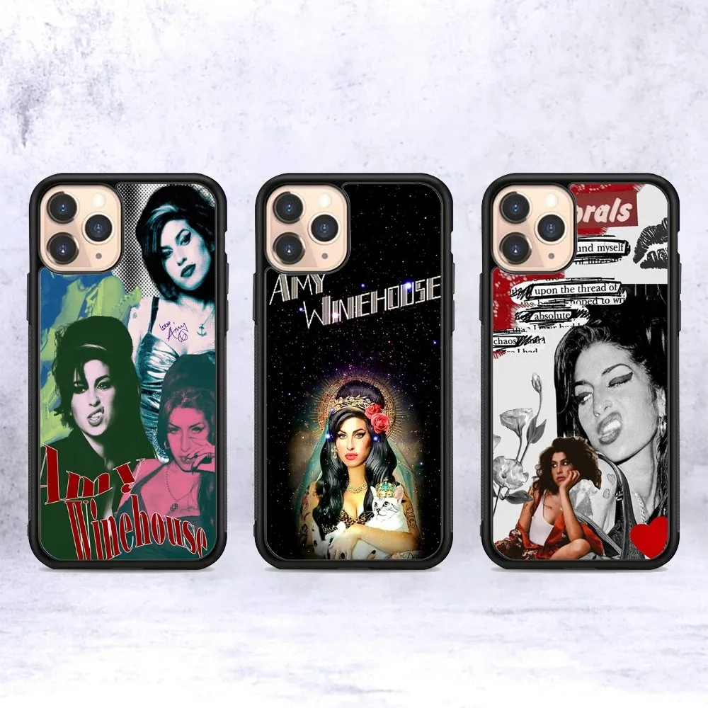 

Amy Winehouse Phone Case Silicone PC+TPU For For IPhone 11 12 13 14 15 16 Plus Pro Max Cover