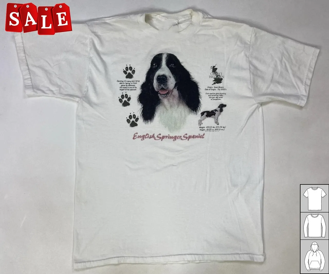 New Popular English Springer Spaniel Dog Gift For Fans Unisex S-5XL Shirt JM679